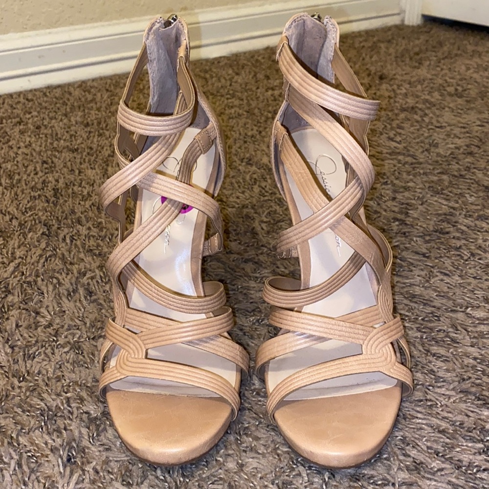 Jessica Simpson Open Toe Heels